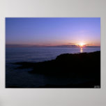 Dusk on the Pacific Poster