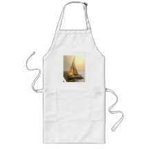 Dusk Sailing  Long Apron