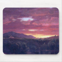 Dusk (sunset) by Frederick Edwin Church mousepads