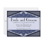 Dusky Blue Vintage (1), wedding invite invitations