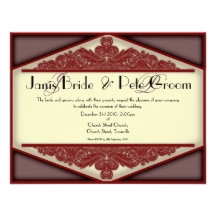 Dusky Pink Vintage-monogrammed, wedding invitation