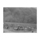 Dust Storm in Approching Rolla Kansas in 1935