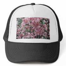Dusty pink azaleas and meaning mesh hats