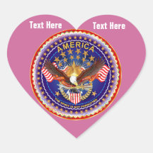 Dusty Rose Heart Stickers
