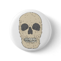 dusty skull button