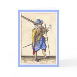 Dutch 17th Century Soldier - Greeting Card