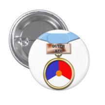 Dutch Ace medal button