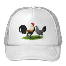 Dutch Bantams:  Cream Light Brown Hat