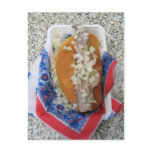 Dutch Broodje Raw Herring with Onions Post Card postcards