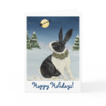 Dutch Bunny Rabbit - Hoppy Holidays! Card