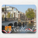Dutch Canals Holland Text Souvenir Mousepad