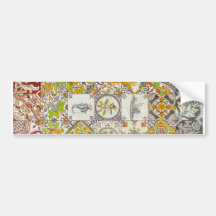 Dutch Ceramic Tiles Bumper Stickers