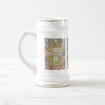 Dutch Ceramic Tiles Stein Coffee Mugs