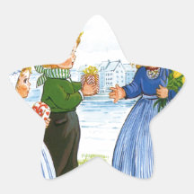 Dutch Children Star Sticker