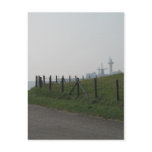 Dutch city of Vlissingen Silhouette Photo Postcard