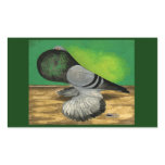 Dutch Cropper Blue Bar Rectangle Stickers