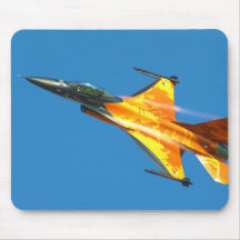 Dutch F-16 Fighting Falcon Jet Aeroplane Mouse Mats