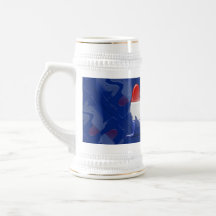 Dutch Girl Silhouette Flag Coffee Mugs