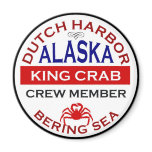 Dutch Harbour Alaskan King Crab Crew Member Magnet