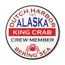 Dutch Harbour Alaskan King Crab Crew Member Magnet