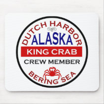 Dutch Harbour Alaskan King Crab Crew Member Mousemat