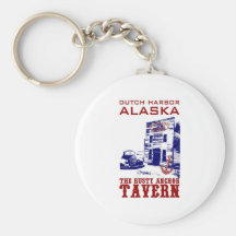 Dutch Harbour Rusty Anchor Tavern Key Chain