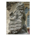 Dutch Lion holding Zeeland Coat of Arms Photo Card