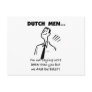 Dutch Men Are The Best Post Card