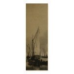 Dutch Painting Boats on Sea Holland Bookmark