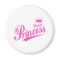 Dutch Princess Refrigerator Magnets