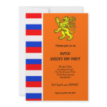 Dutch Queen's day (Koninginnedag) invitations