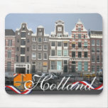 Dutch Row Houses Holland Text Souvenir Mousepad