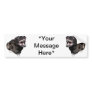 Dutch Shepherd Police Dog bumpersticker Bumper Sticker
