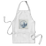 Dutch traditional blue tile aprons