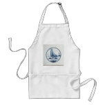 Dutch traditional blue tile aprons