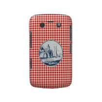 Dutch traditional blue tile blackberry cases