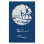Dutch traditional blue tile flyers