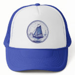 Dutch traditional blue tile hats