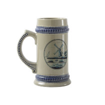 Dutch traditional blue tile mugs