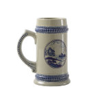 Dutch traditional blue tile mugs
