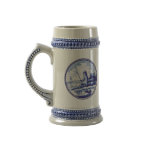 Dutch traditional blue tile mugs