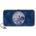 Dutch traditional blue tile speaker system