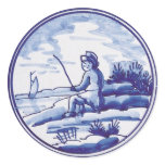 Dutch traditional blue tile stickers