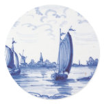 Dutch traditional blue tile stickers