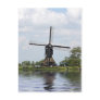 Dutch traditional windmill in Holland Postcard