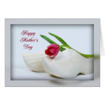 Dutch tulip for Mum's Day Greeting Card