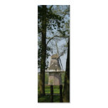 Dutch Windmill and Trees Photo Bookmark business cards