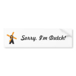Dutch windmill bumper stickers