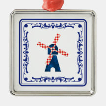 Dutch windmill, windmolen christmas tree ornaments