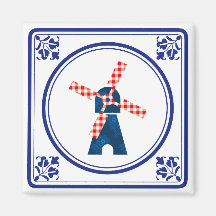 Dutch windmill, windmolen magnet